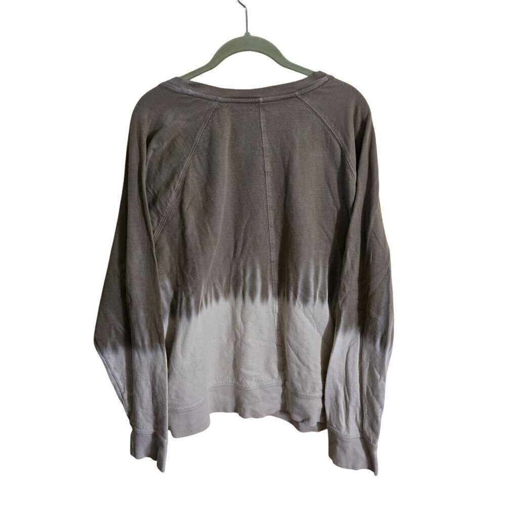 Athleta Sundown Dip Dye Sweatshirt Shadow Olive Spring 2021 Size XL - Picture 3 of 8